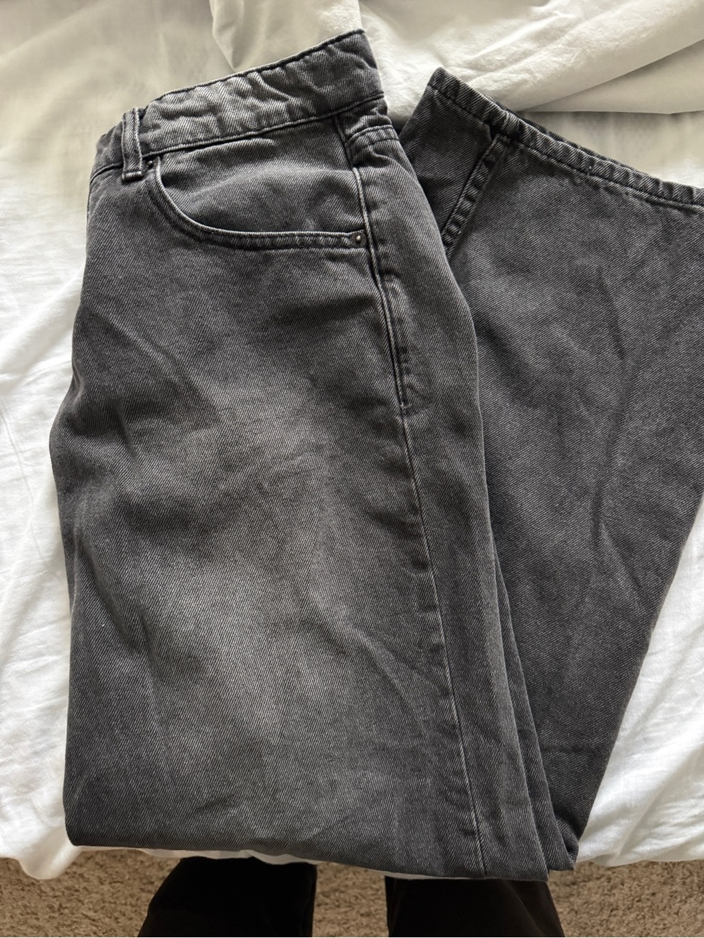Motel rocks roomy extra wide low rise jeans